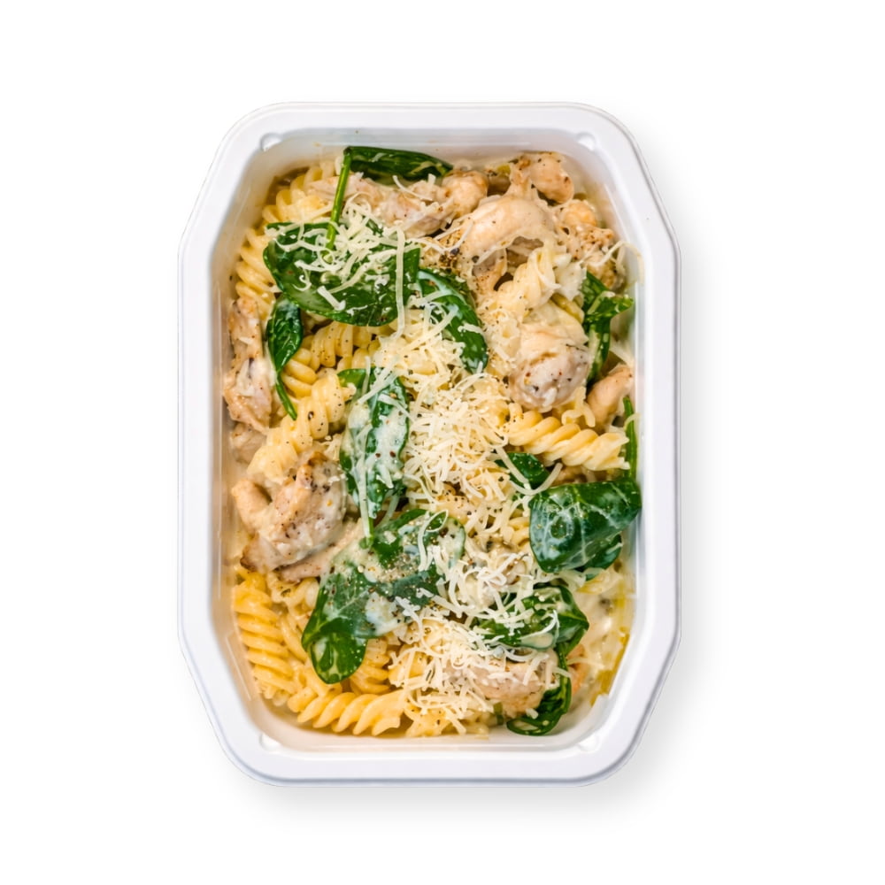 Alfredokyckling med pasta & spenatsås - Bild 2